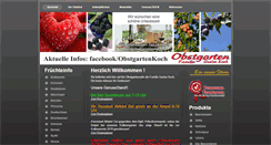 Desktop Screenshot of obstgartenkoch.at